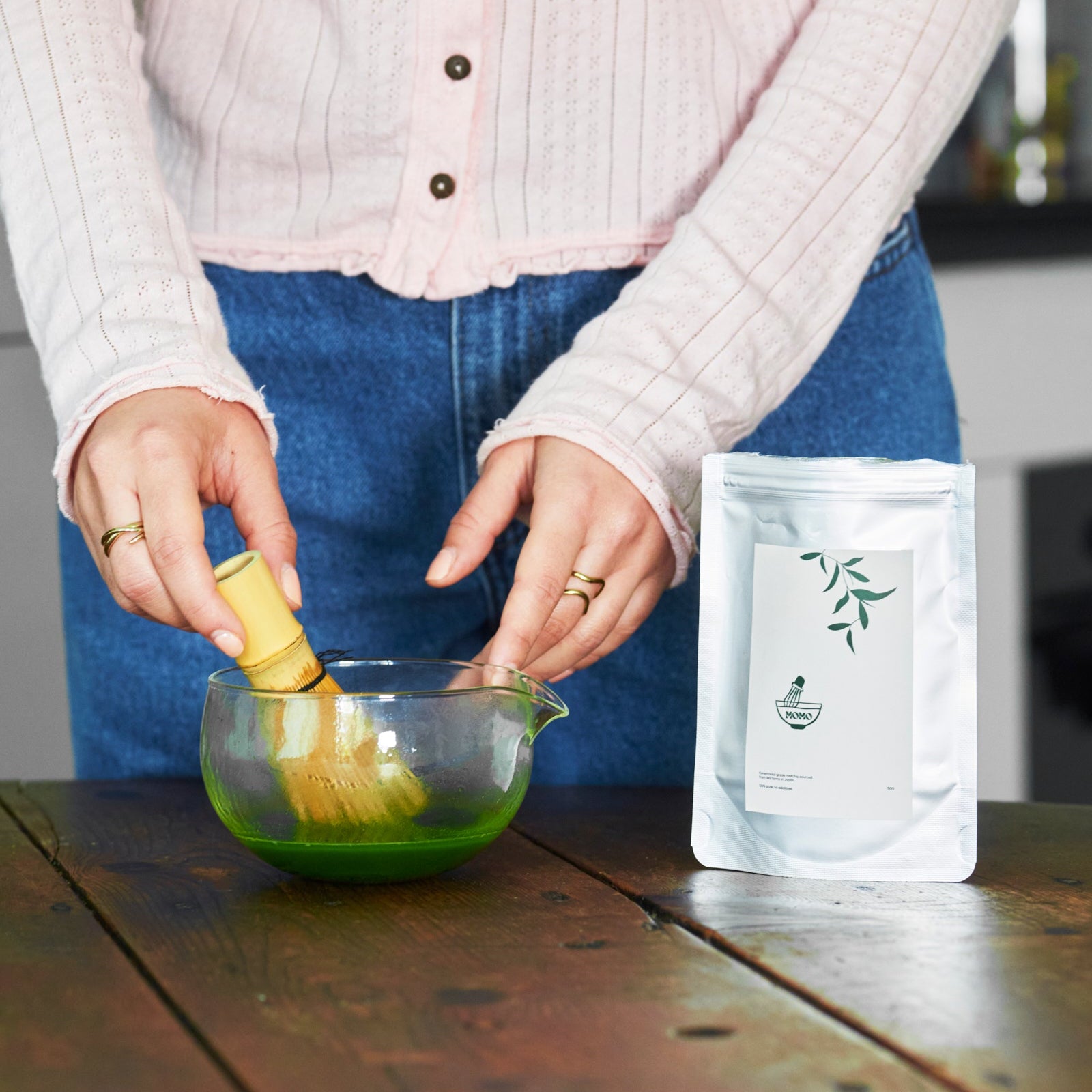 MOMO Bamboo Whisk