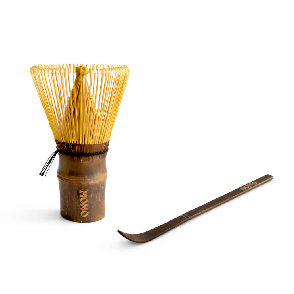 MOMO Bamboo Whisk & Scoop